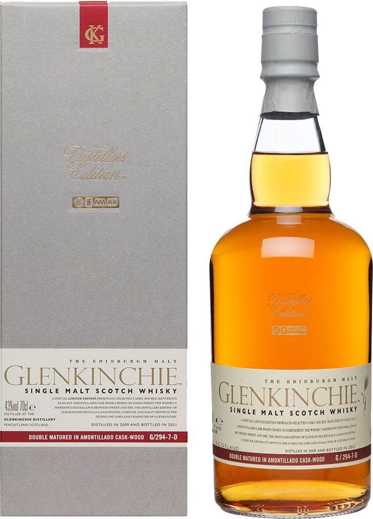 Glenkinchie The Distillers Edition Double Matured 2021 43% Vol. 0,7l in Geschenkbox