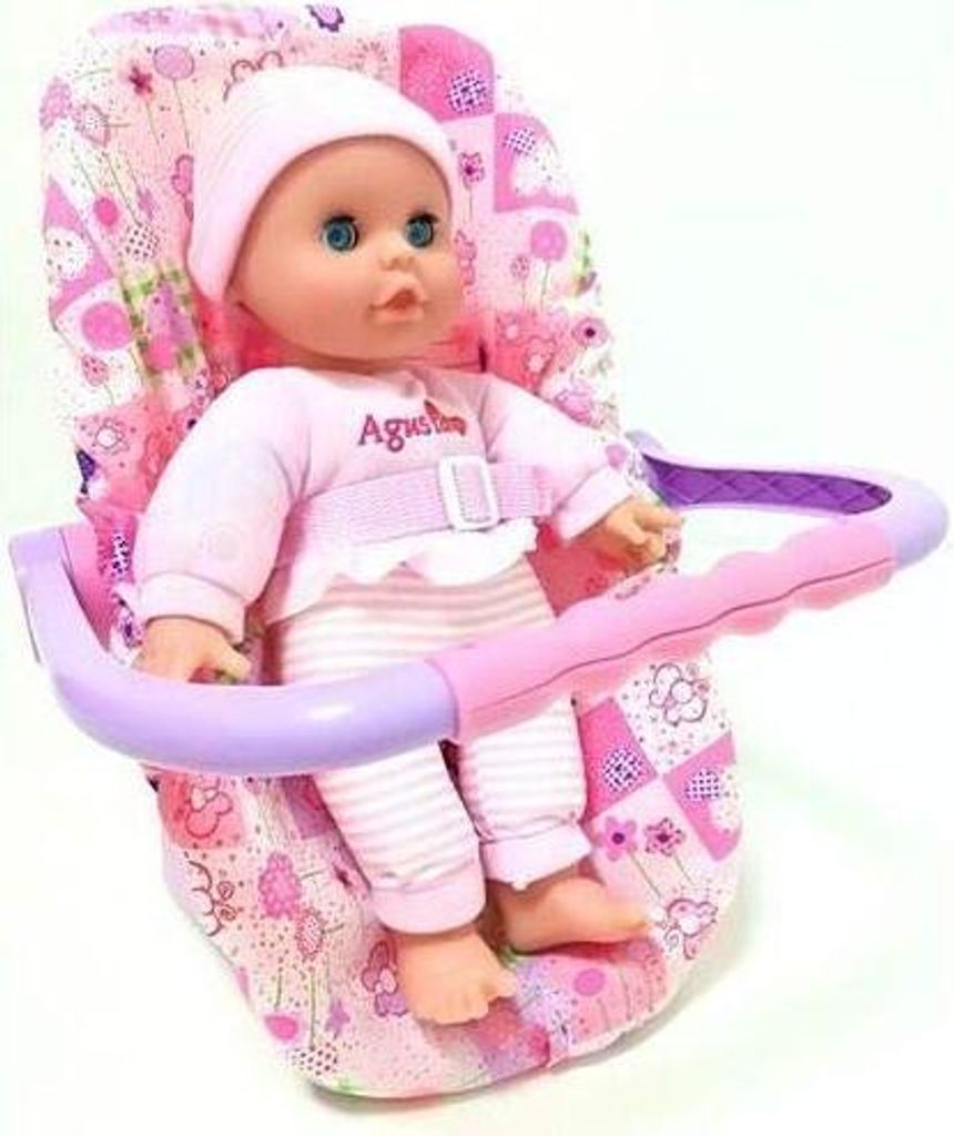 Dromader Agusia Babypuppe 29cm Babyschale