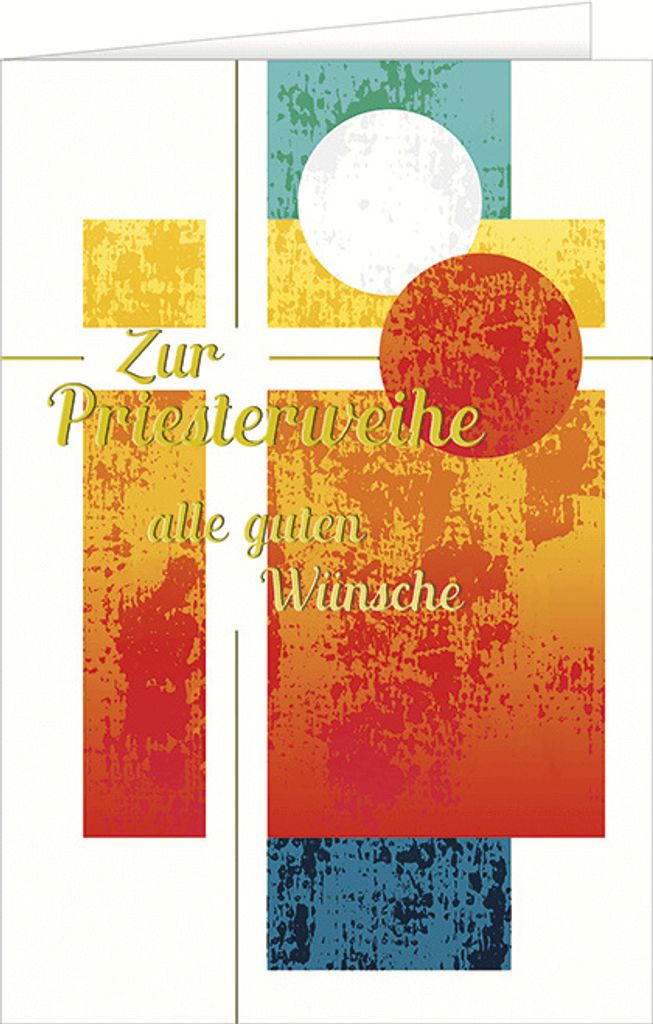 Priesterweihe Glückwunschkarte mit Briefumschlag, Produktbild 