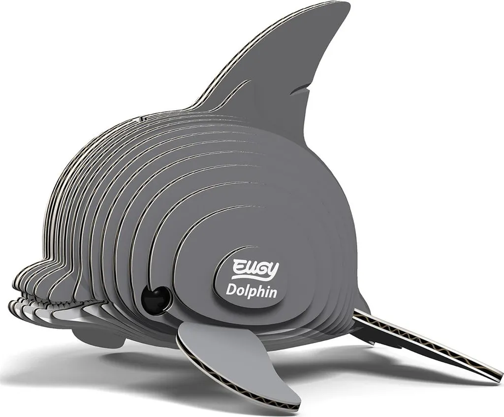 Dauphin 3D EUGY kit artisanat sans plastique pour jouet durable et sain
