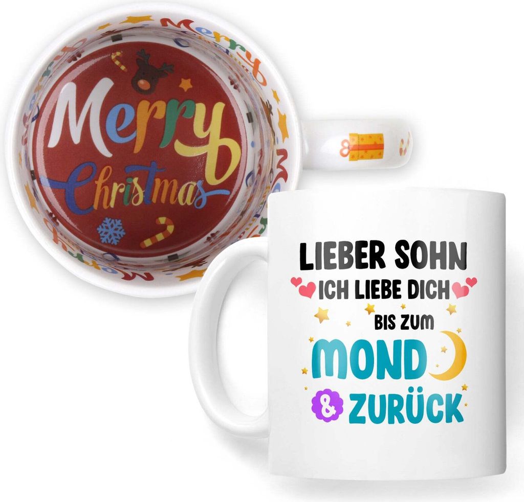22Feels Weihnachtsgeschenk Sohn Geschenk 18 Jahre Kinder Tasse Jungs Master Uni Bachelor Haferl Teenager Weihnachten