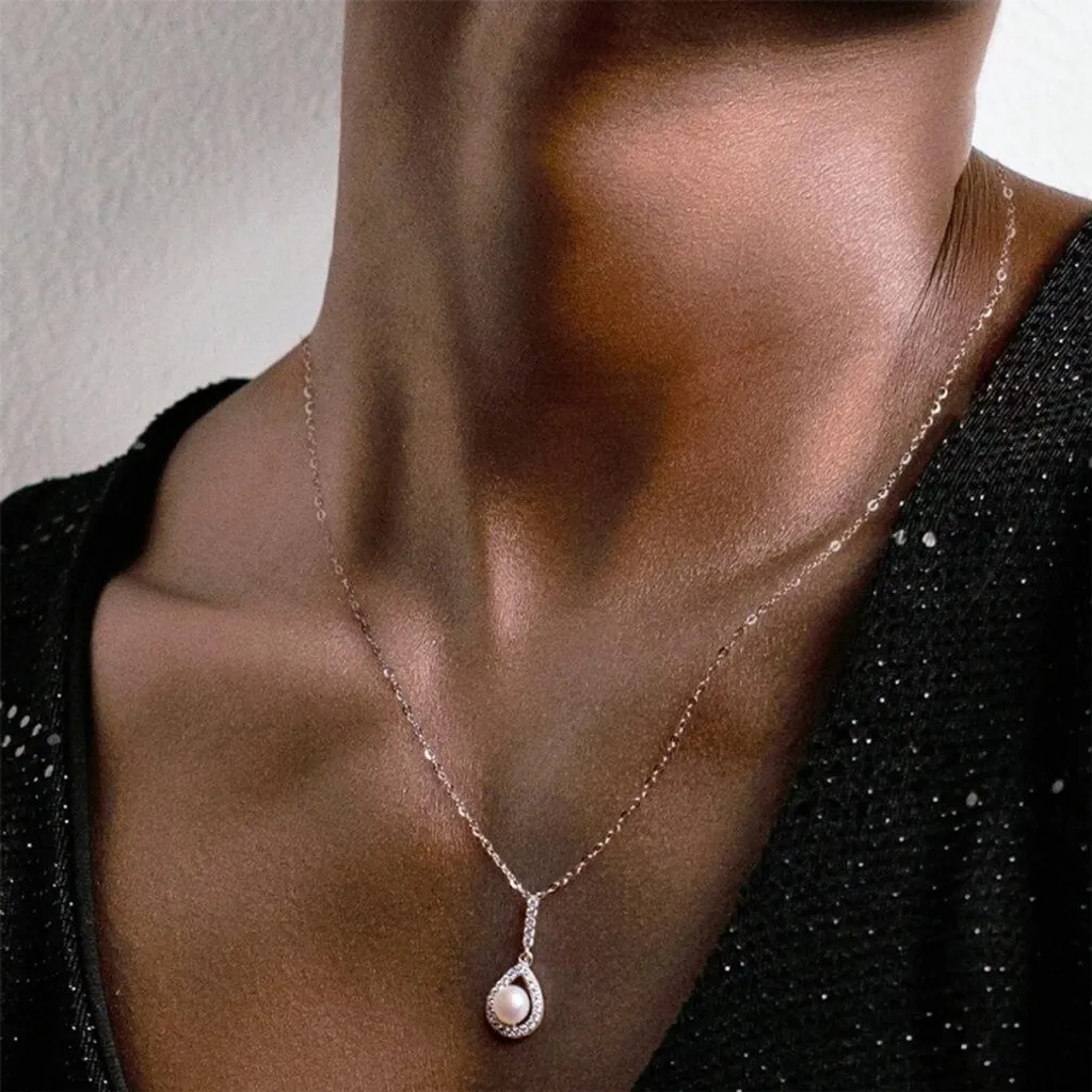 Bijou Lotus Jewels LP3198-1/1 : Collier fin en argent sterling brillant