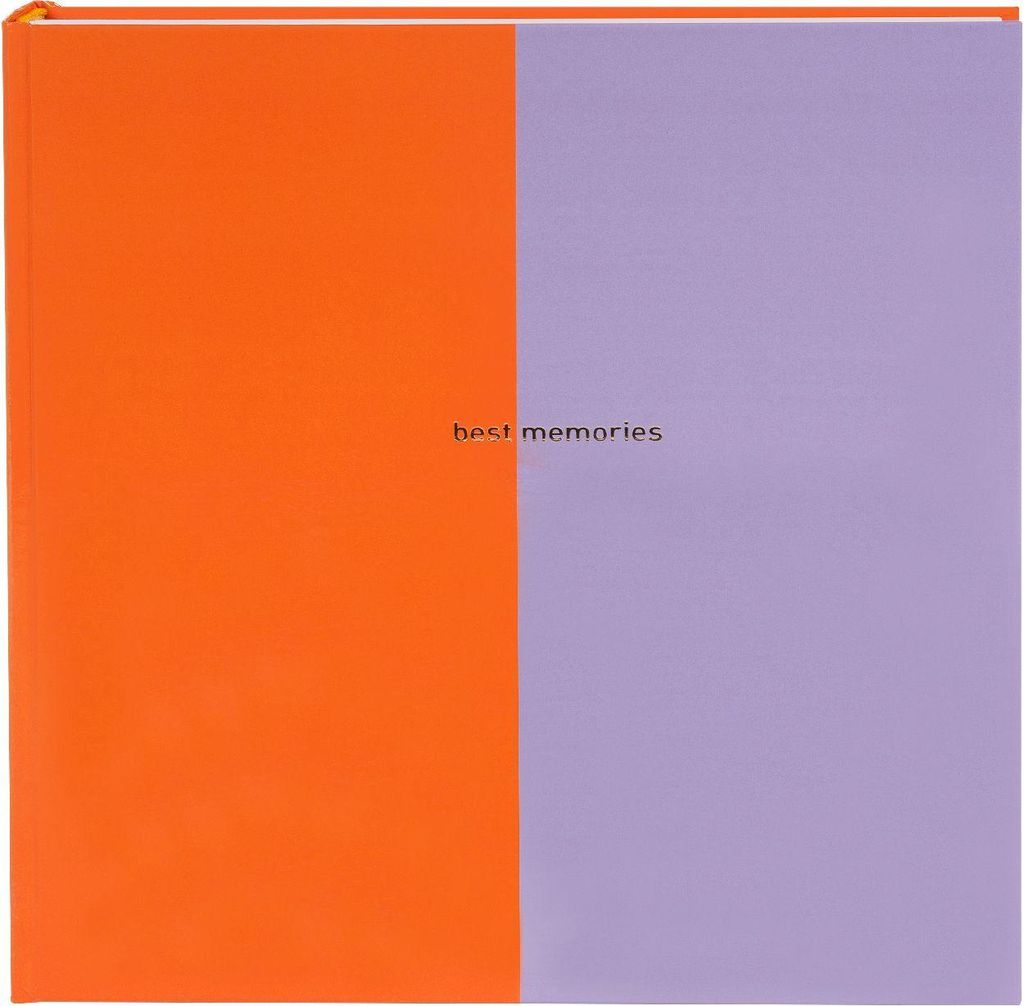 Goldbuch Fotoalbum Coloration orange/flieder 30x31 cm 60 Produktbild 