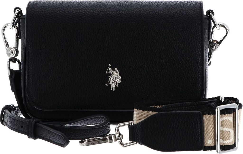 U.S. POLO ASSN. Umhängetasche Mansion Flap Crossbody Bag Black schwarz