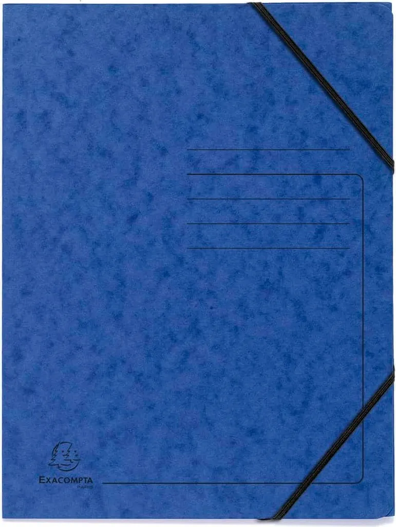 OFFERTA 5x Cartelline Exacompta 555412E Blu A4 - Stock Limitato