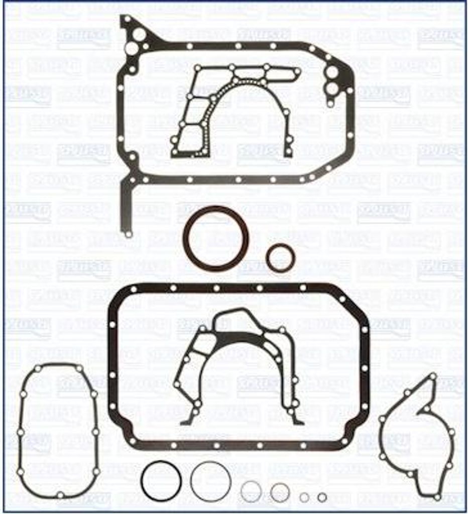 AJUSA 54059600 Dichtungssatz Kurbelgehäuse für AUDI A4 Limousine (8D2, B5) A4 Avant (8D5, B5) 80 Limousine (8C2, B4) Cabriolet (8G7, B4) A8 (4D2,...
