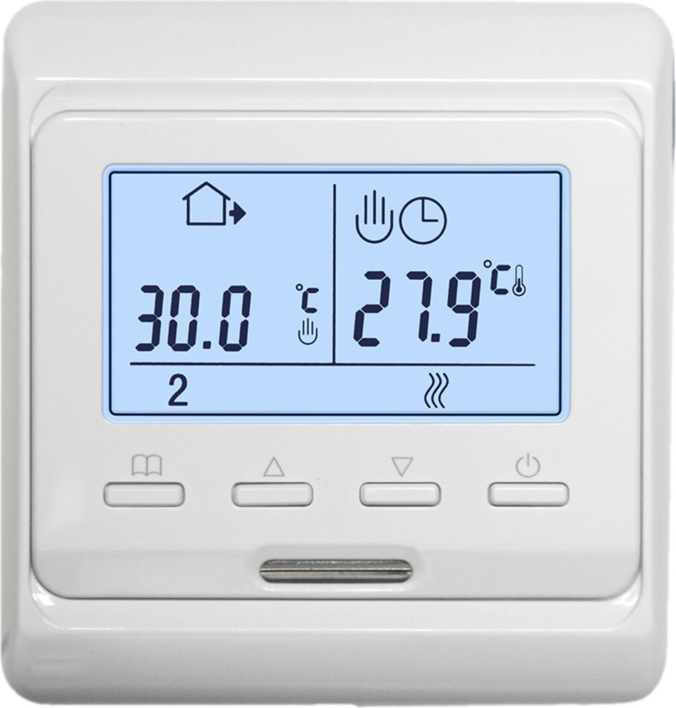 Steuerung Digital weiß Fußbodenheizung