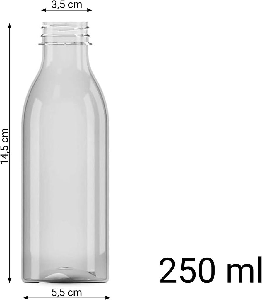 Nachfüllbare 250ml PET-Flasche Alcon - parfum flakon leer