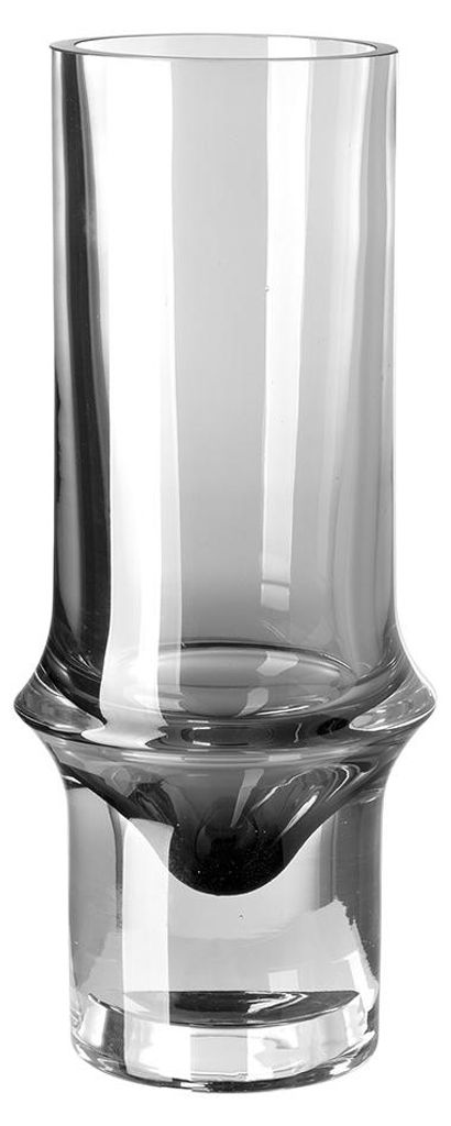 Fink Vase GLENDA DH 13.50x32 cm grau Blumenvase Blumengefäß