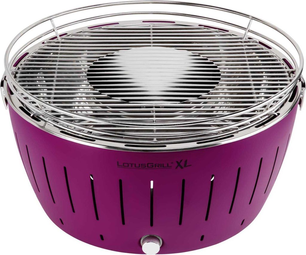 LotusGrill G-435P lila Holzkohlegrill Produktbild