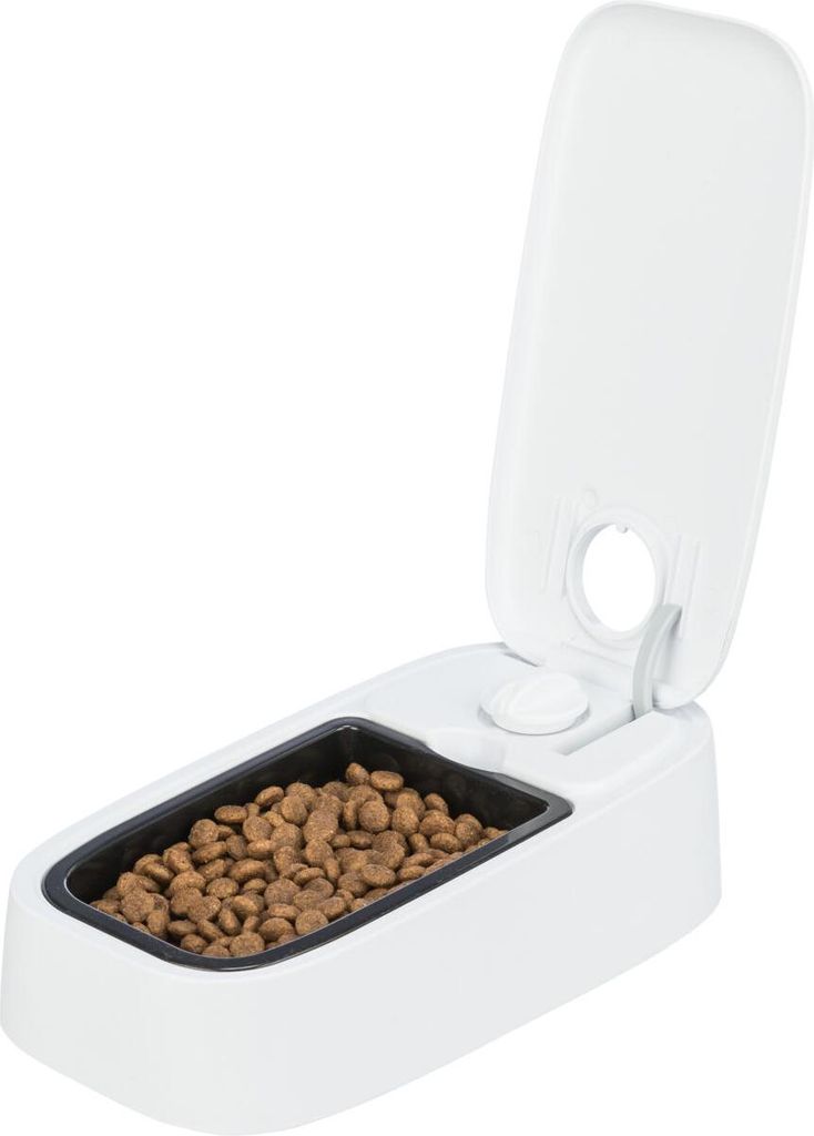 TRIXIE Futterautomat TX1 - weiß - 0,3 l/13 × 7 × 24 cm Produktbild 