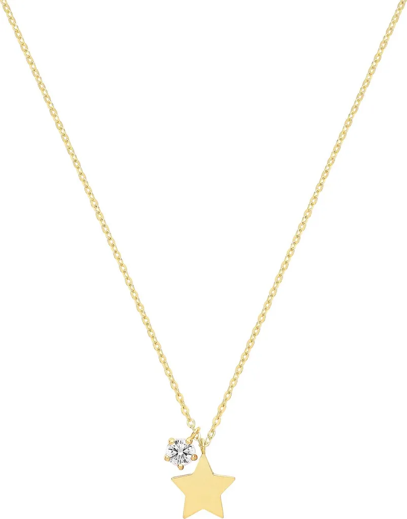 Collier Femme Or 375/1000 et Oxyde de Zirconium 44cm - TRS27742