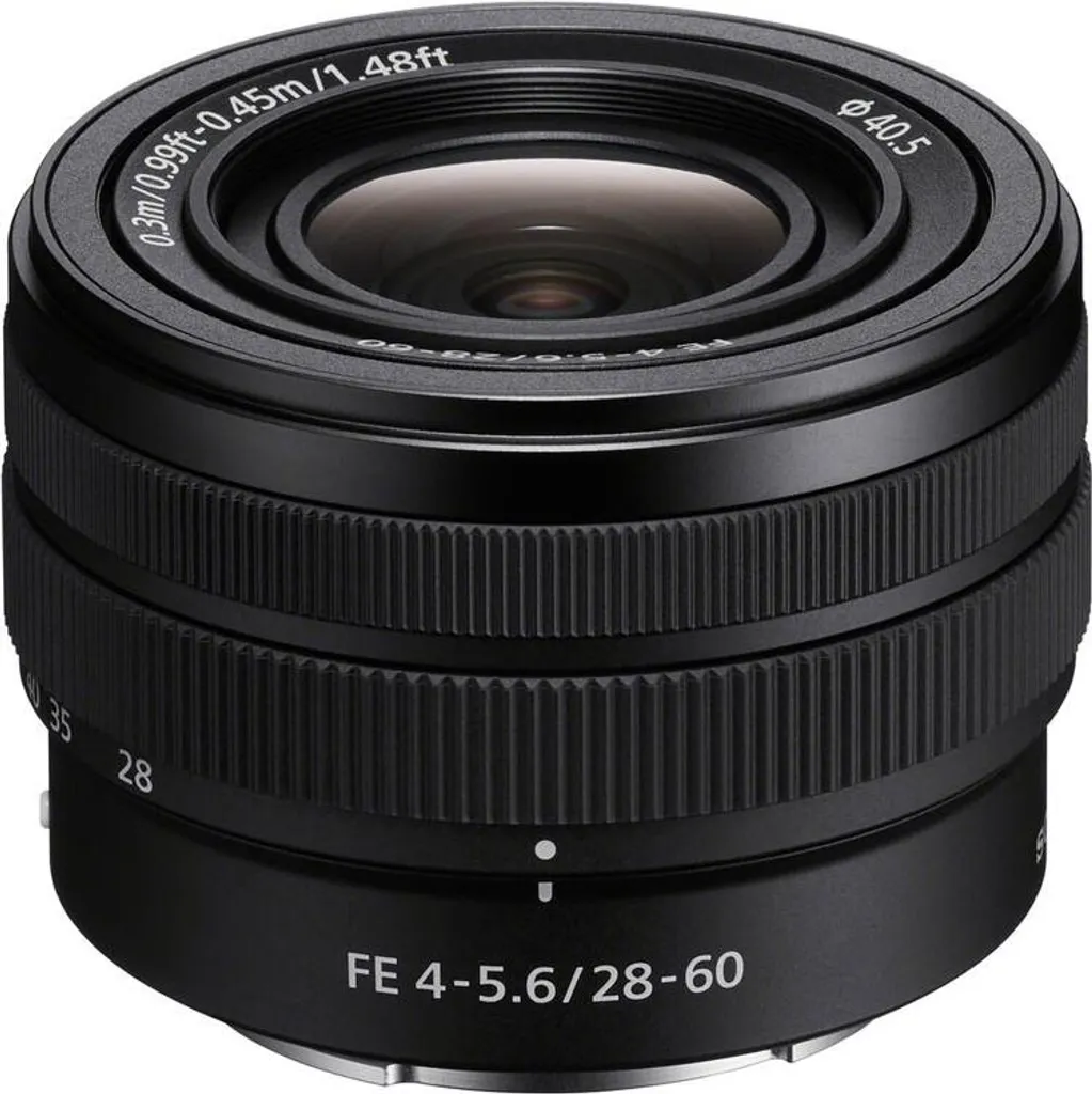 Sony SEL FE 28-60mm f/4-5.6 objectif rétractable léger avec AF ultra-rapide