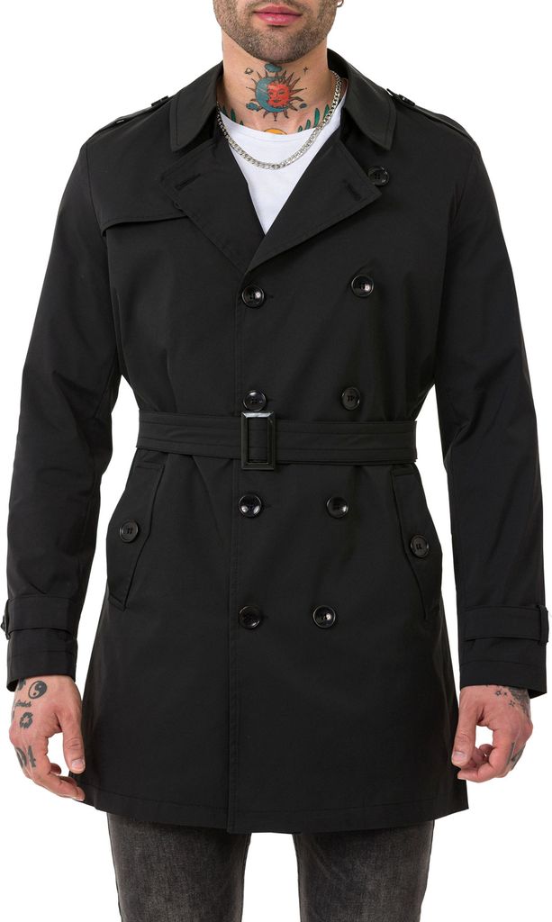 Red Bridge Herren Mantel Trenchcoat Jacke Produktbild 