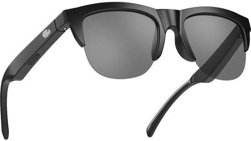 Bluetooth-Smart-Sonnenbrille mit Touchbedienung, UV-Filtergläsern, 5,3 Zoll, Bluetooth-Verbindung, Musik- und Sirenenfunktion, uni, inklusive Tran...