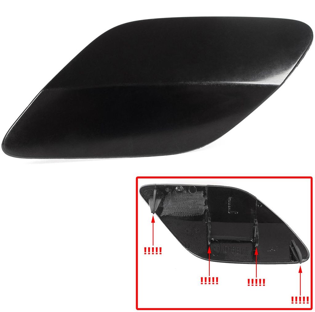 VW Golf PLUS 09-14 Scheinwerferwaschdüsendeckel SCHWARZ links