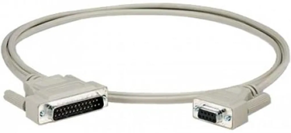 Câble de Liaison Série RS-232 Epson Blanc Port DB9 pour Système POS