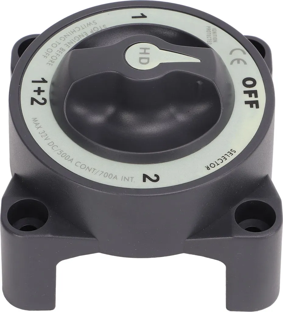 Interrupteur de Batterie pour Bateau et Van - Gestion Double Parc 500A DC