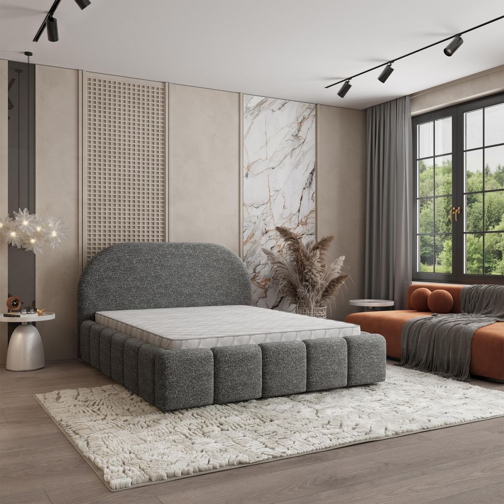Masseno Polsterbett FLUSSO 120x200 cm, Polsterbett mit Produktbild 