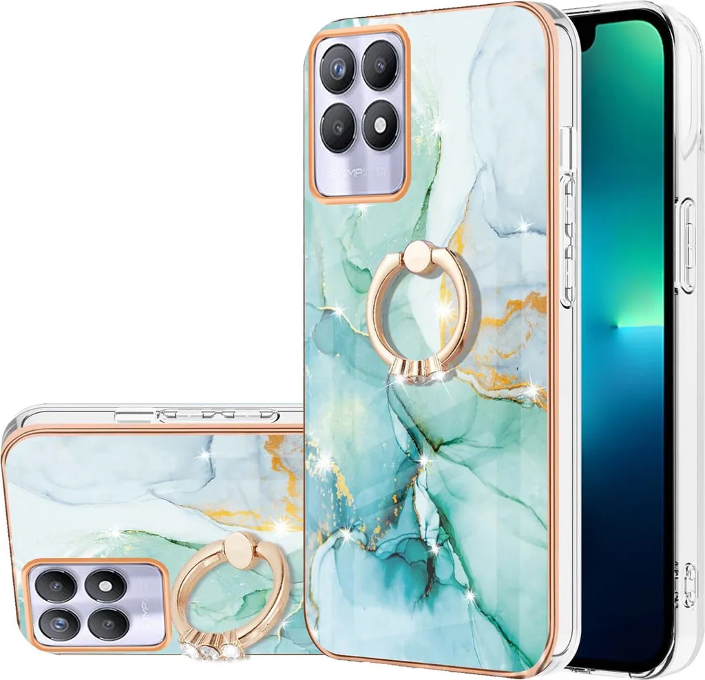 Ganbary Cover Realme 8 / Realme 8 Pro 4G (Non per Realme 8 5G), 360 Ganbary Cover Realme 8 / Realme 8 Pro 4G (Non per Realme 8 5G), 360