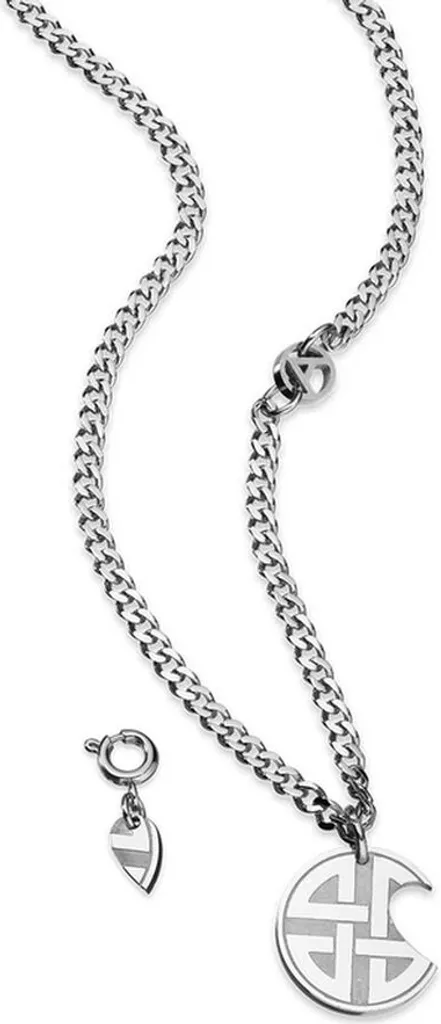 Collier pour homme en maille gourmette fine AN Jewels AV.NMGLB07S