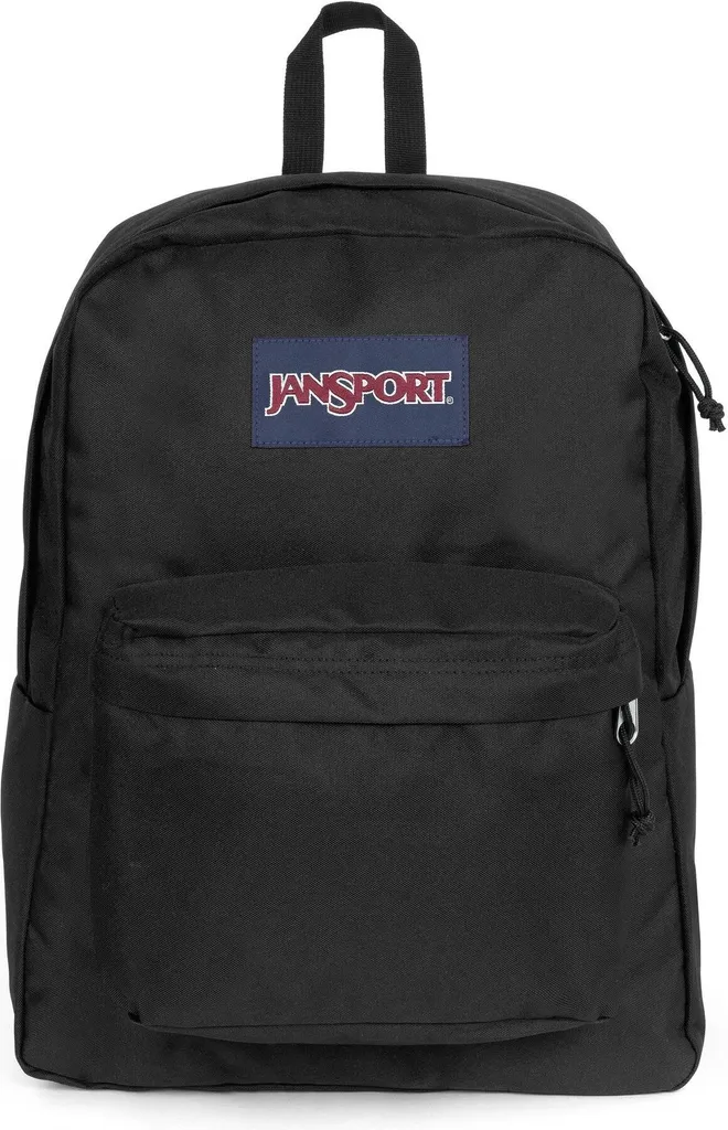 Sac d'école JanSport SuperBreak One 26L ultra léger en polyester noir résistant