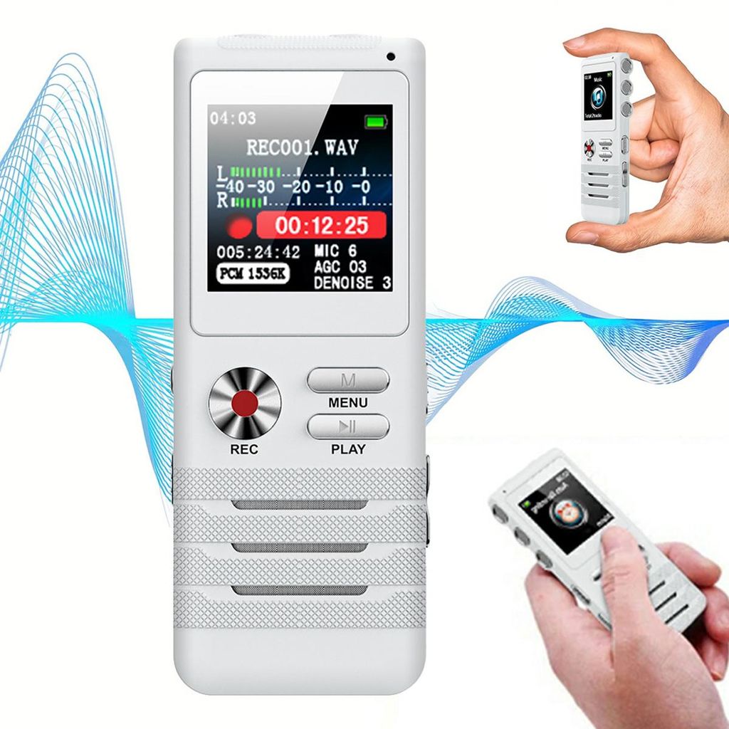 Diktiergerät mit Sprachaktivierung, 8GB 700 Std Aufnahme, Produktbild 