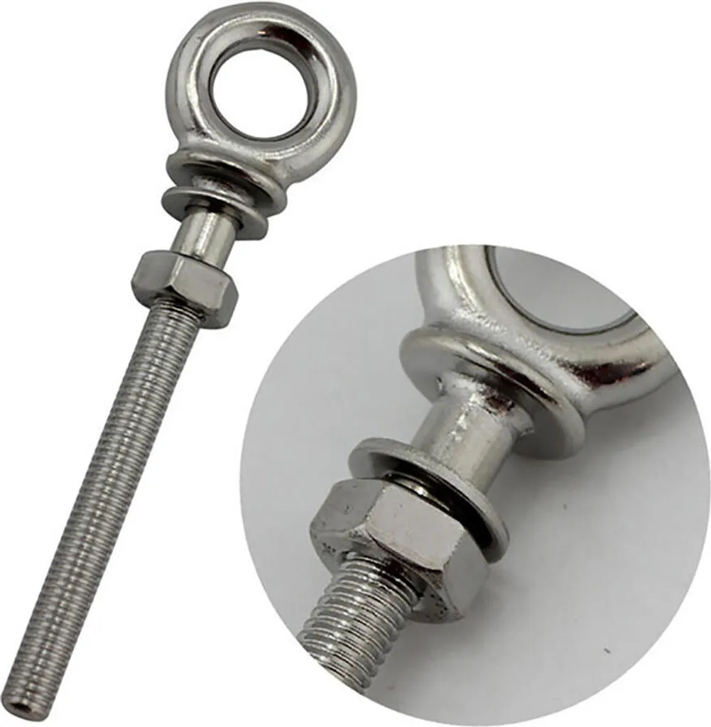 Set Bullone Occhiello M8x80mm Acciaio Inox 316 - Grado Nautico