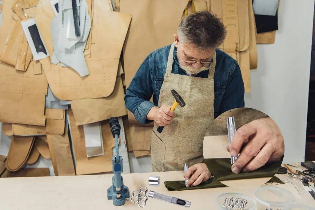 Machine à œillets manuelle 12 mm pour bâche publicitaire et bannière - 9