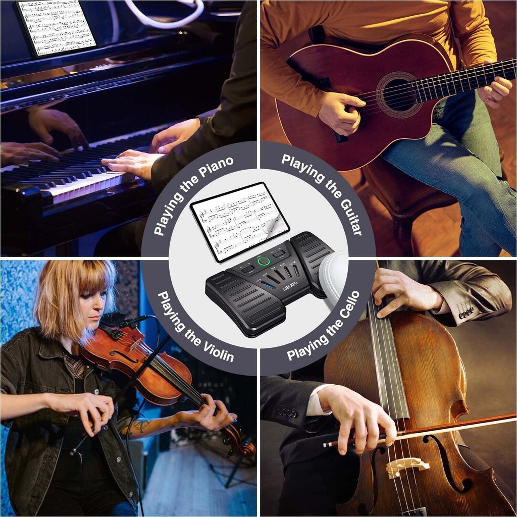 LEKATO Kabelloses Seitenwenderpedal, Produktbild 3