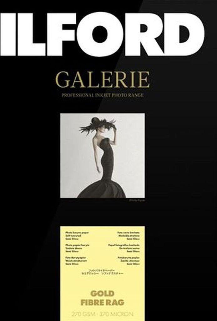 Ilford Galerie-Faserlappen, 270 g, A4, 25 Blatt