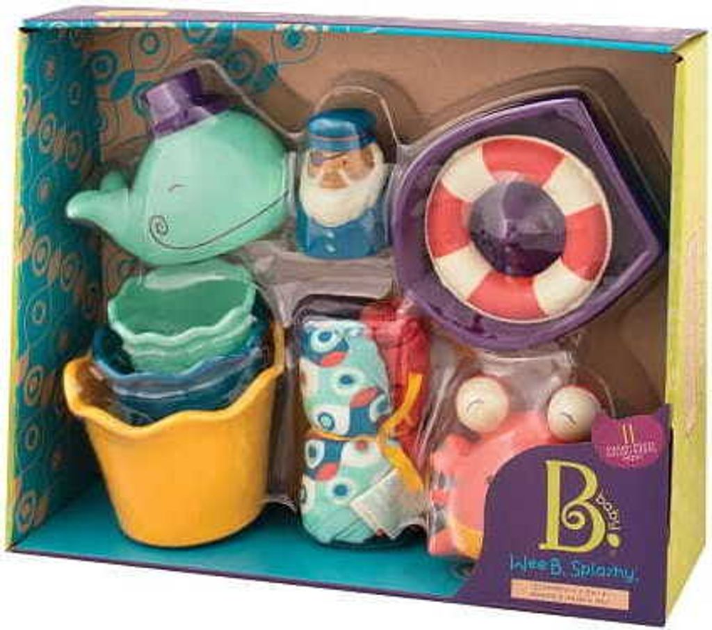 B.Toys Wee B. Splashy - Baby-Badewannen-Set Produktbild 