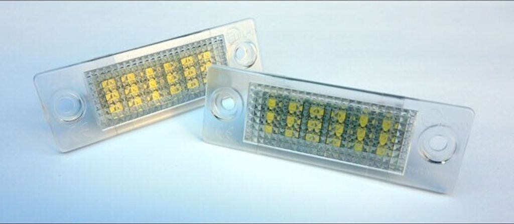 2x LED Premium Kennzeichenbeleuchtung SMD für VW T5 Golf 5 Plus Passat Touran
