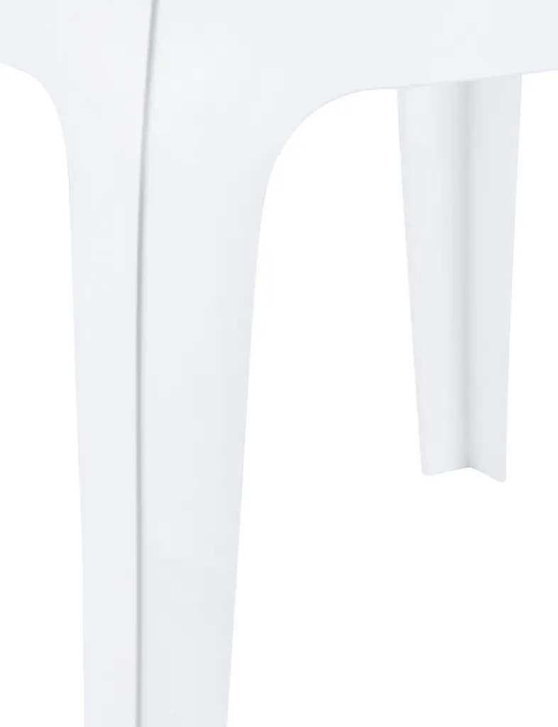 Table Basse de Jardin Empilable Queen Blanche - Gain de Place Design