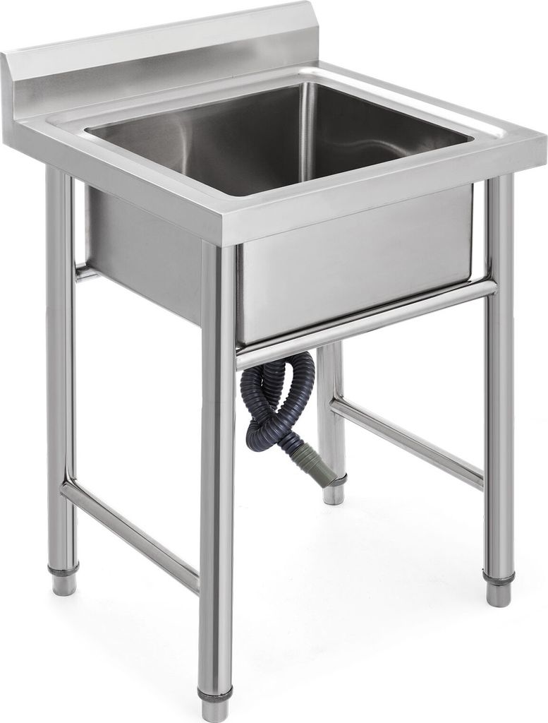 VEVOR Gastro dřez Nerezový dřez 60X60cm Dřezová skříňka Obrázek produktu 5
