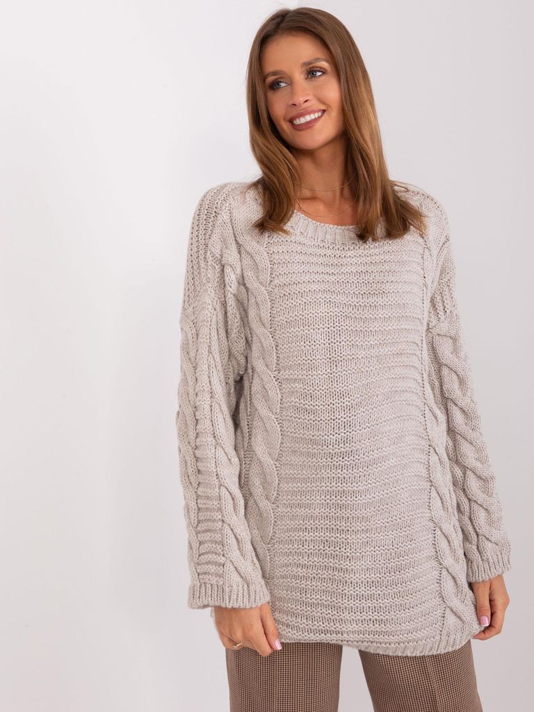 Badu Lange Pullover Clafleur beige Universal