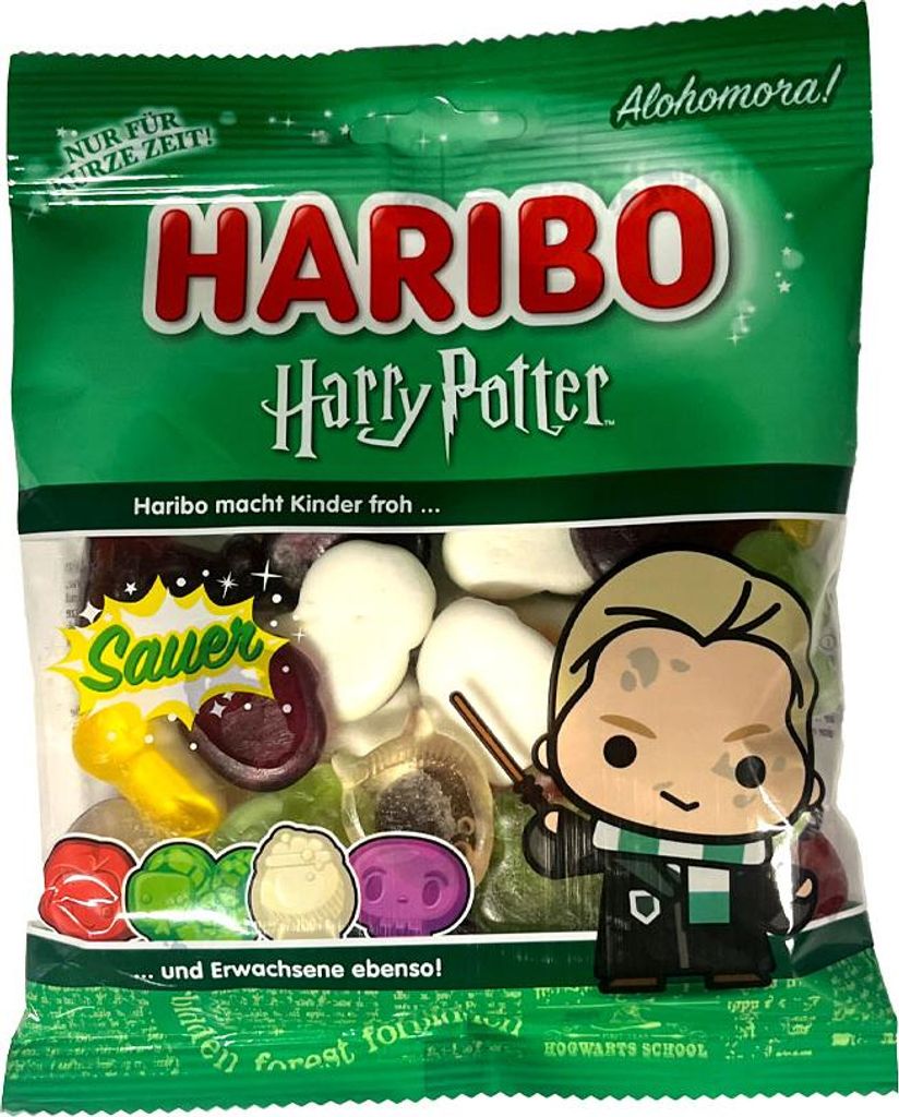 HARIBO Harry Potter Sauer Tüte, Fruchtgummi, teilweise mit Produktbild 