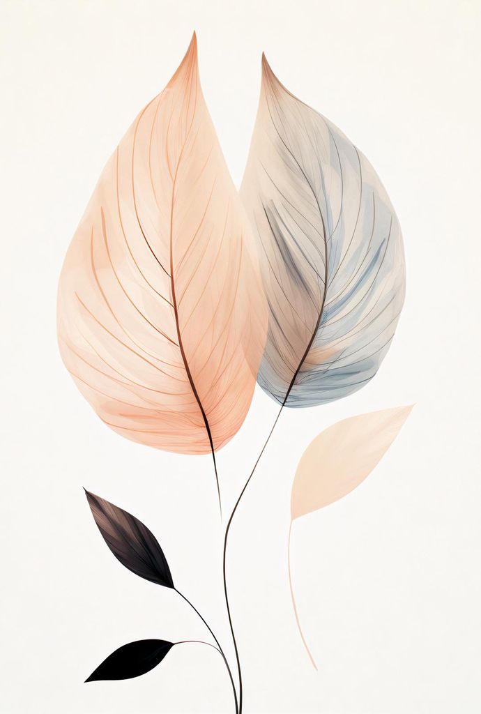 Plakat 61x90,5cm Blattige Tanz