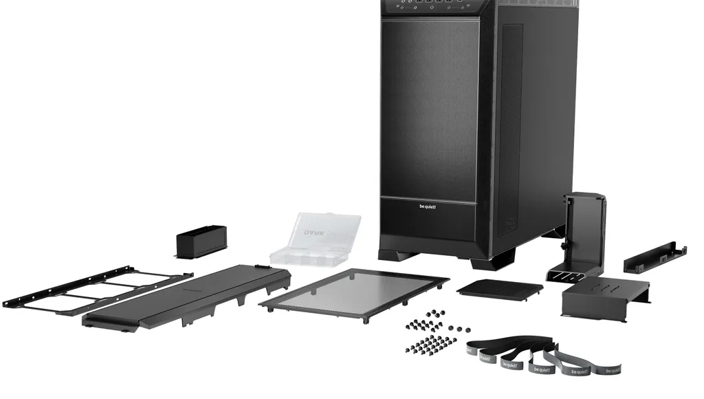 Dark Base Pro 901 Noir, Boîtier PC Insonorisé avec Panneau en Verre
