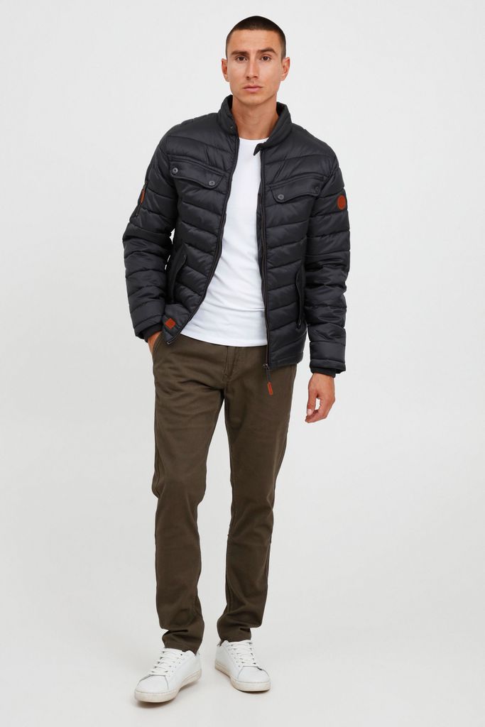 BLEND Herren Steppjacke - Gefütterte Übergangsjacke Mit Stehkragen