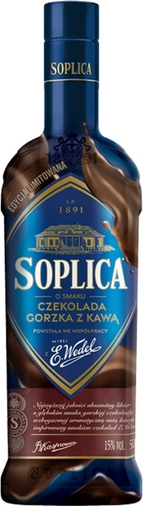 Soplica NEUHEIT Wedel dunkler Schokolade Kaffee 0,5 Liter / Produktbild 