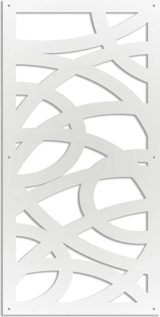 Separé Parasole PVC Bianco 50x150 cm CONCENTRIC | Pannello Decorativo