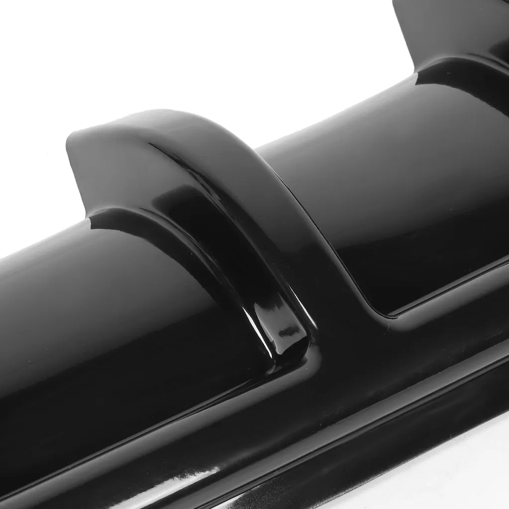 Aileron de Requin Universel Noir Brillant - Insert Arrière Multi-Fins