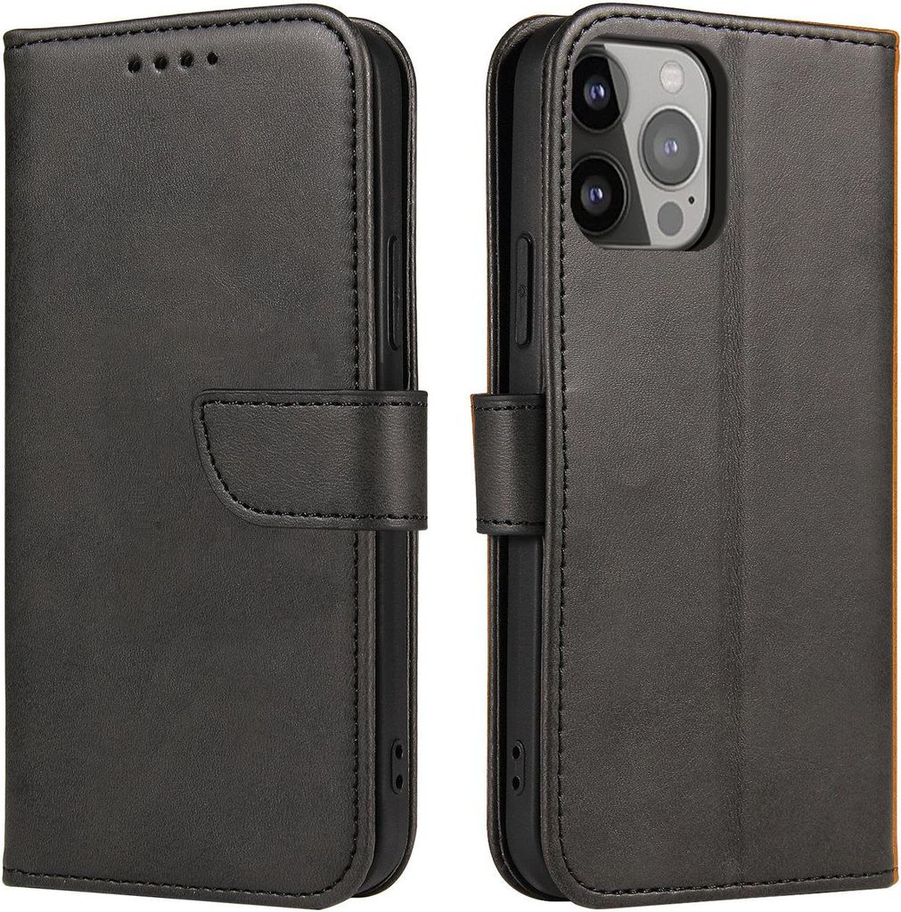 Magnet Case Tcl 20 Pro 5G Case Mit Klappe Wallet Stand Schwarz