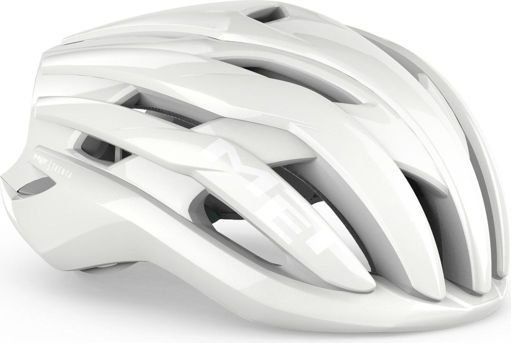 MET Fahrradhelm Trenta MIPS , Absolut Weiß Limited Edition, M