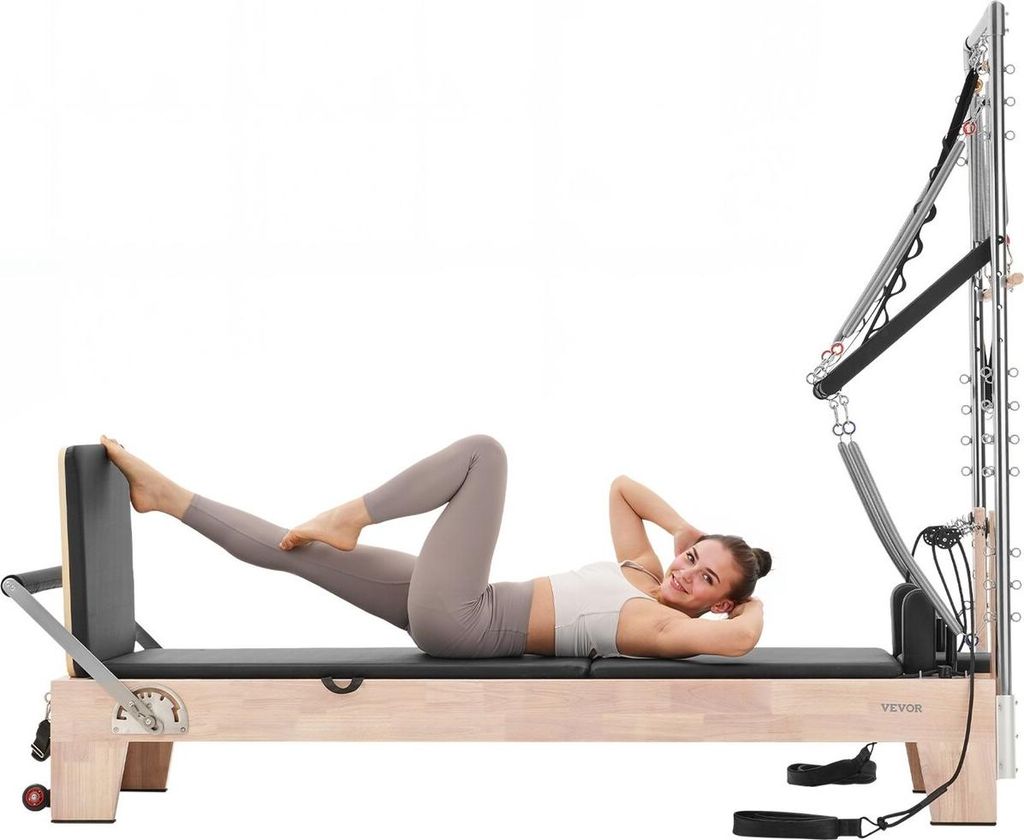 Pilates Reformer Holz-Pilatesgerät Heimfitnessgerät