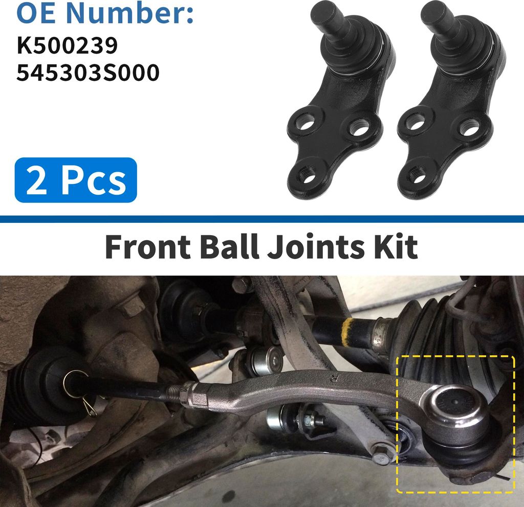 2 Stück Vordere untere Kugelgelenke für Hyundai Tuscon 2010-2017 Federung Kugelgelenk Kit Nr. K500239/545303S000