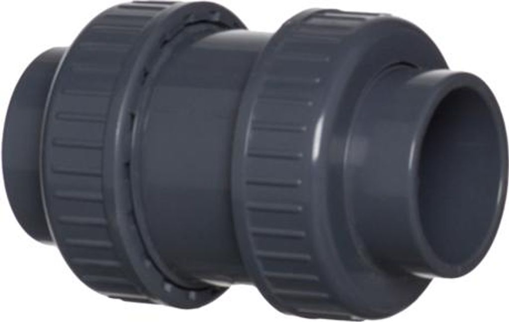 Clapet anti-retour avec ressort 75 mm, PVC-U, 2x joint Image du produit 