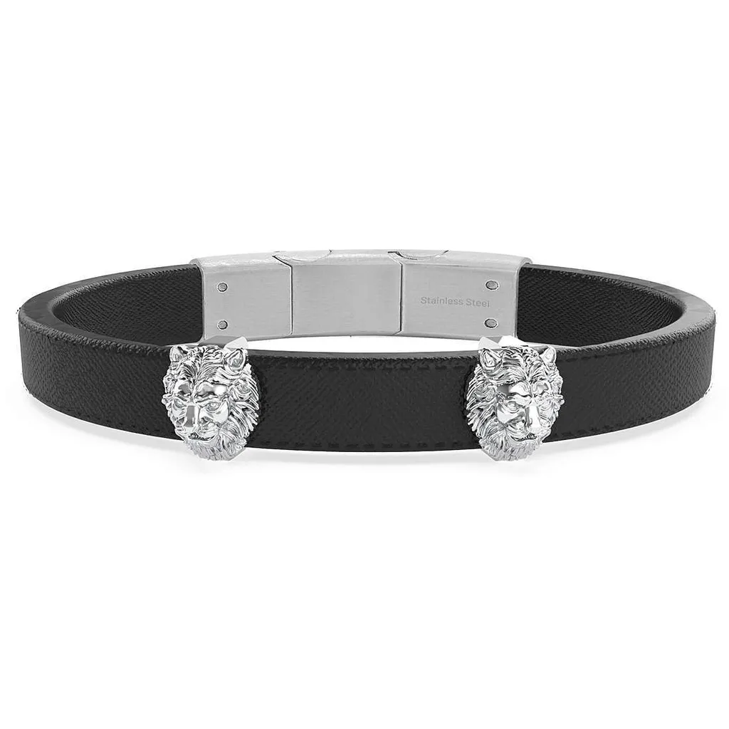 Bracciale da uomo Guess in acciaio 316l 18 cm
