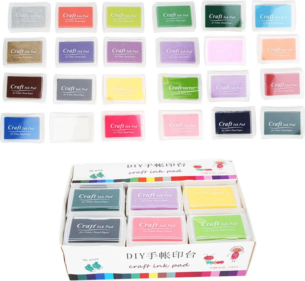 Encreur anti-bavure pour tampons DIY mariage et scrapbooking créatif
